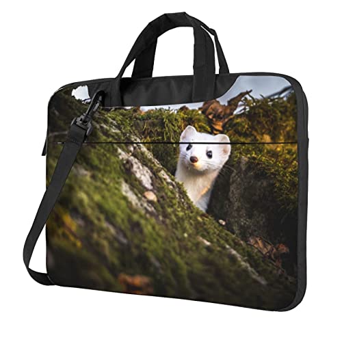 Funda bandolera de 40 cm para ordenador portátil de 13 pulgadas con acolchado antiimpactos