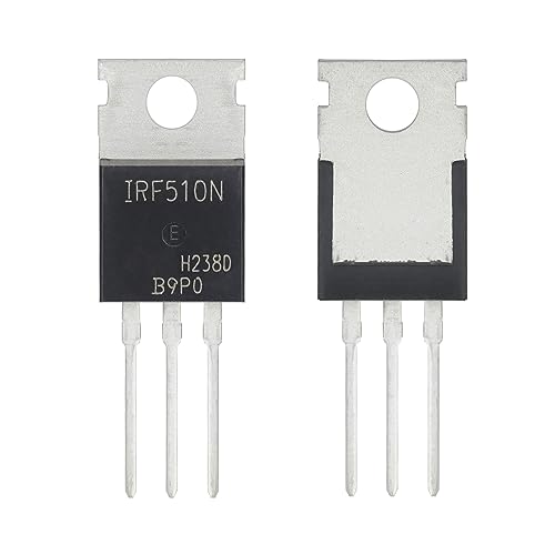 Image of IRF510 MOSFET Transistor 5.6A 100V IRF510PBF N-Channel Power 5.6 Amp 100 Volt (Pack of 10pcs)