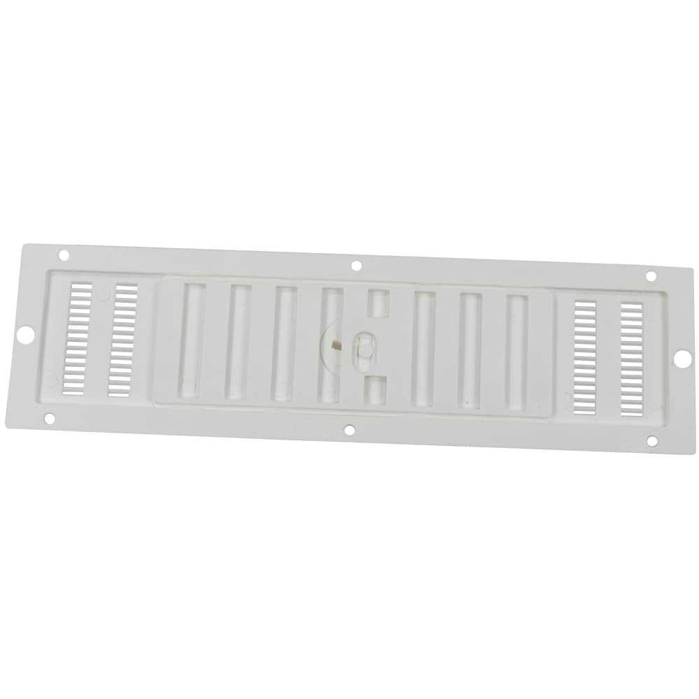 Griglia di ventilazione ventilatore scorrevole per roulotte camper caravan barca bianco 70 x 250 mm plastica