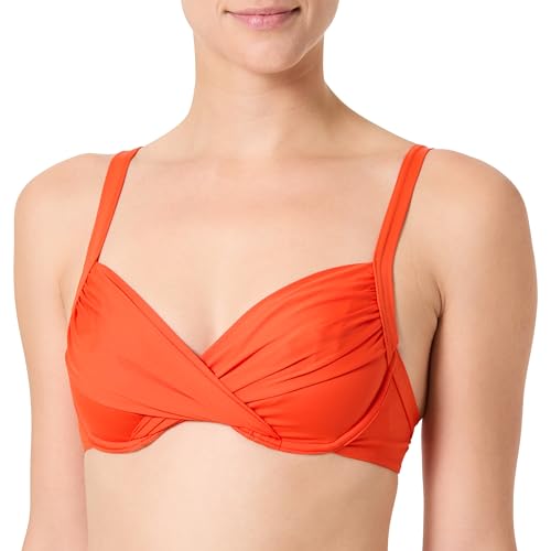 Livia Saskia C Majorq Parte Superior de Bikini, Mandarina, 46 para Mujer