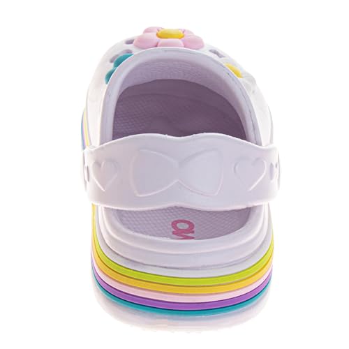 Image of Josmo Kids Double Buckle Sandals Boys Girls Adjustable Back Strap Summer Beach Pool Sandal (Size 5-10 Toddler)