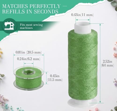 Kit 72 Hilos para Coser, 36 Colores, 550 Yardas miniatura 3