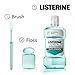 Listerine Clinical Solutions Enamel Strength Mint Oral Rinse, Daily Anticavity Fluoride Mouthwash to Repair Tooth Enamel & Prevent Cavities for Stronger* Teeth, Alpine Mint, 500 mL