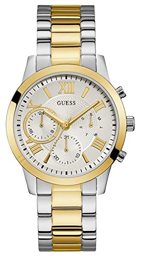 Guess W1070L8 ���f�B�[�X �\�[���[ �A�i���O �N�H�[�c �r���v �X�e�����X�X�`�[���u���X���b�g