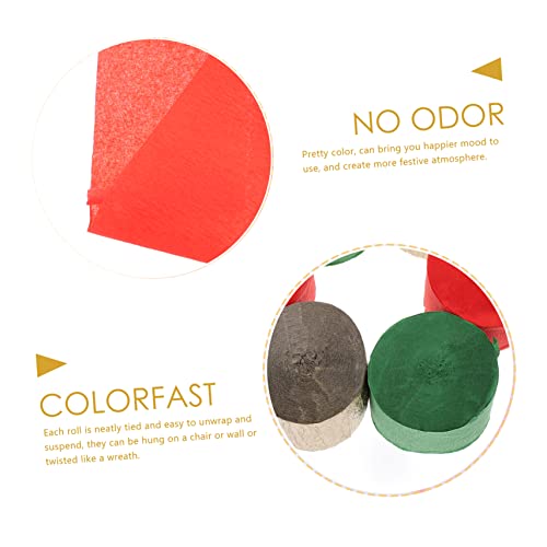 Abaodam 30 Peças De Papel Crepom Papel De Casamento Serpentina De Papel Decoração De Flores Serpenti