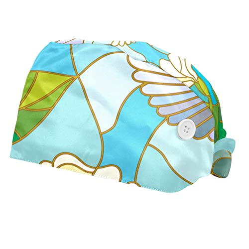 Casquette Colibri Chapeaux de Travail Unisexe pour Hommes et Femmes - Lot de 2 Pièces