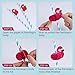 HANSGO 50PCS Flamingo Straws, Flamingo Paper Drinking Straws for Tropical Luau Pool Party Supplies Table Decor Birthday Wedding Tableware Decoration