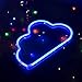 LED Neon Signs Blue Cloud Wall Decorative Night Light for Kids Bedroom Battery and USB Powered Home Decor Neon Light Birthday Gift(NECLDB)