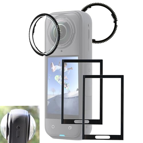 Protection objectif Insta360 X5 haut de gamme PCTC en verre de dureté 9H supérieure