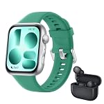 HUAWEI – HUAWEI Watch FIT 5 Smartwatch Grün+FreeBuds SE 4 Schwarz
