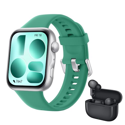 Smartwatch HUAWEI Watch FIT 5 Verde con pantalla AMOLED de 1.82 pulgadas y GPS