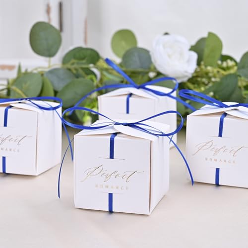 Image of Double Face Cobalt Blue Satin Thin Ribbon 1 /8 inch X 50 Yards Polyester Cobalt Blue Ribbon for Gift Wrapping Very Suitable for Weddings Party Hair Bow Invitation Decorations and More