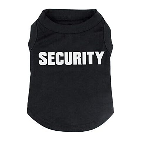 Izefia Security Dog Summer T-Shirt Cover