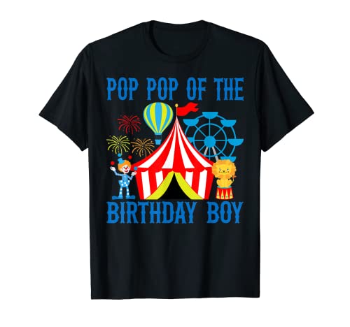 Pop of the Birthday for Boy Ringmaster Circus Carnival Camiseta