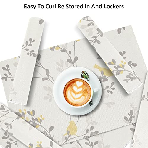 Set de table oiseau sur branche lot de 6 lavables 30x45 cm - 4