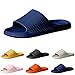 AnFeng Mens Shoes Fashion Summer Indoor Non Slip Bathroom Slippers Quick Drying Lightweight Slippers Indoor Slippers for Men Grey