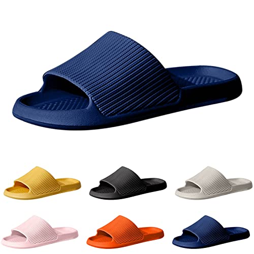 Mens Slippers Non Slip Lightweight Bathroom Shower Slippers Quick Drying Soft Thick Sole Easy To Clean House Shoes3