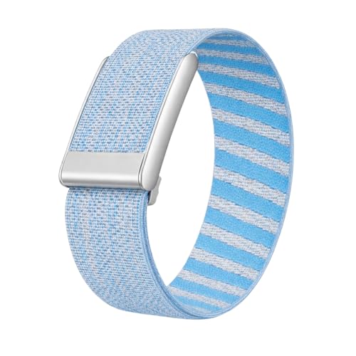 Image of Nylon Strap Compatible with Whoop 5.0 Band Strap - Durable, Adjustable Fitness Tracker Strap | Breathable, Comfortable Bands for Workout, Sleep, and Health Monitoring (Device Not Included) (Diamond Blue)