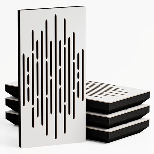 4 Pack — Narrow Sound Absorption-Diffuse Acoustic Panel | 50x25cm