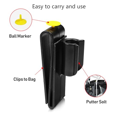 Abrazadera para palo de golf de alta resistencia para bolsa 5