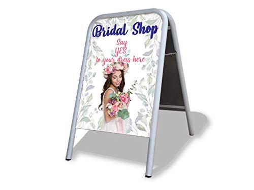Bridal Shop Large A Board Pavement Sign MEGA Listing Outdoor Street Advertising Display… — image 1