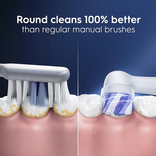 Image of Oral-B iO Series Ultimate Clean Electric Toothbrush Replacement Brush Heads for an Oral-B Electric Toothbrush, 4 Count, White