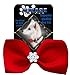 Snowflake Widget Pet Bowtie Red