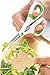 Zyliss Heavy Duty Home & Kitchen Herb Shears Scissors with Innovative Stem Stripper, Versatile Kitchen Shears for Trimming Weeds, Flower Buds & More - White/Green - 8.5 x 4.2 x 0.4 inches