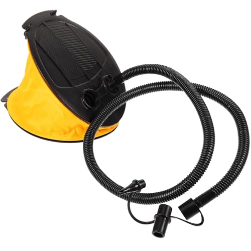 EXCEART Bomba de Pie Portátil Inflador Compacto para Inflables 3l, Bomba de Aire Manual de Plástico para Colchones, Balones y Globos para Uso en Exteriores y Hogar