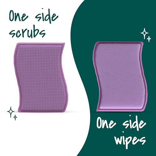image for Scotch-Brite Clean & Rinse Non-Scratch Scrub Sponges – Dual-Sided Sc
