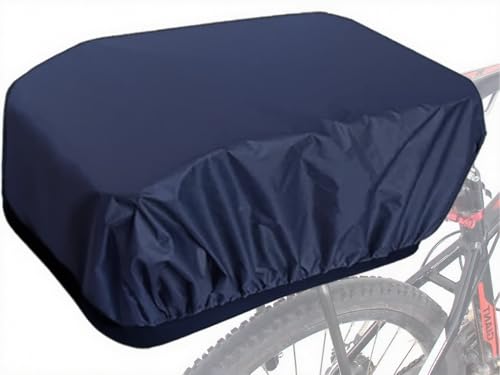 VAOLOAV 35L Bicycle Rear Rack Rain Cover Bike Basket Rain Cover Blue - image 1