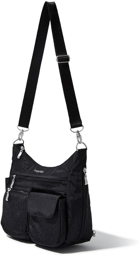 Baggallini Modern Everywhere Crossbody Bag for Women 11x9x4.5 Rfid Hobo Bag - Image 9