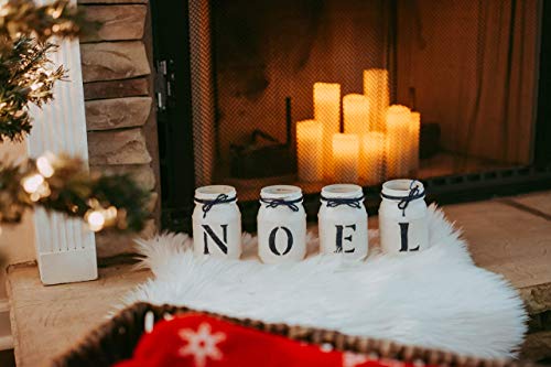 Elegant Blue and White Christmas Mantel Decor Gift Box Set for Enchanting Holiday Centerpieces - Image 6