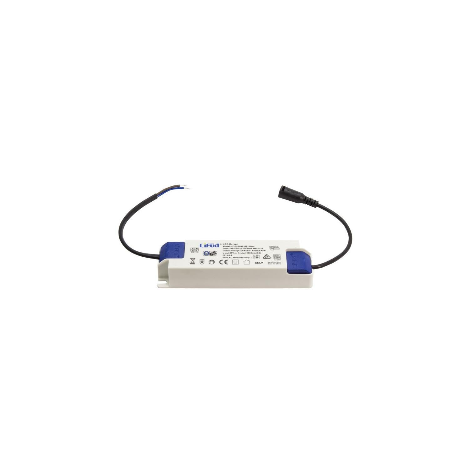 LEDKIA LIGHTING Panneau LED 120x30 cm 40W 4000lm + Kit en Saillie 4000K Non Dimmable Individuel Blanc neutre