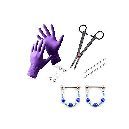 BodyJewelryOnline Nipple Piercing Kit - Professional Quality Supplies for Safe Piercings