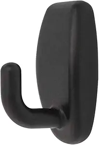 National Hardware N260-155 Heavy Duty Decorative Mirror and Large Picture Frame Holder Holds up to 50 lbs for Office and Garage Organization Easy Installation Snap Hook, Black