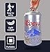 Koolatron Coors Light Mini Fridge - Refrigerator for Bedroom Office, Portable Table Top Beverage Cooler, 12V 110V Refrigerador For Drinks, Soda, Wines, Use In Car, Dorm, Outdoor, 8 Can