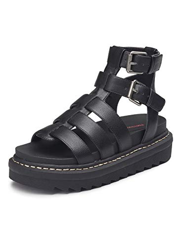 UNIONBAY Women's Downtown Sandal, Black, 8