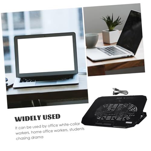Base plegable para laptop con ventilador y ventilación mesh miniatura 6