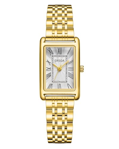 Uhr Damen Gold Eckig