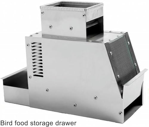Machine de nettoyage des grains électriques pour millet et oiseaux avec alimentation réglable - 6