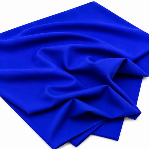 Image of M Fabrics Cotton Plain Solid Lining 2by1 Soft 36 Inch Width Solid Colors for Craft Material Blouse, Petticoat, Kurtis, Tailoring & Boutique Purpose (2by1 Pack of 10 Meters) - Royal Blue
