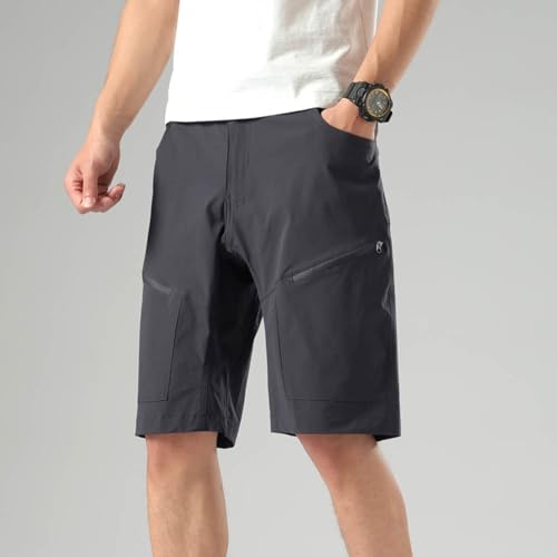 Short en coton stretch de couleur unie coupe ajustée regular - 4