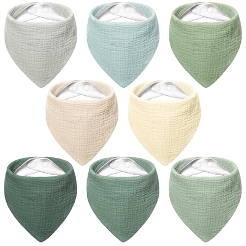 Bearmoss Lätzchen Baby Dreieckstuch Musselin Halstuch Baby für...