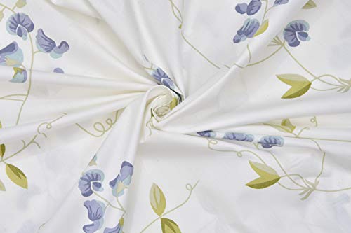 Image of Haus & Kinder 100% Cotton Bed Sheet for King Size Bed, 1 King Size Bedsheet Cotton (108 x 108 Inches) with 2 Pillow Covers | 144 TC Bedsheet for Double Bed King Size | Minimalistic Magic Purple