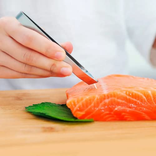 Pinça Culinária em Aço Inox Para Remoção de Espinha de Peixe