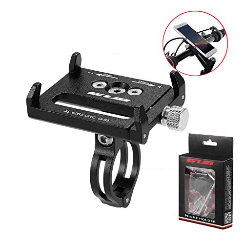 GUB Soporte Móvil Bicicleta, Mountian Bike Teléfono Montar Universal Ajustable de Bicicletas de Teléfono Celular para 3.5-6.2 Inch Teléfono Móvil Inteligente Soporte de Montaje