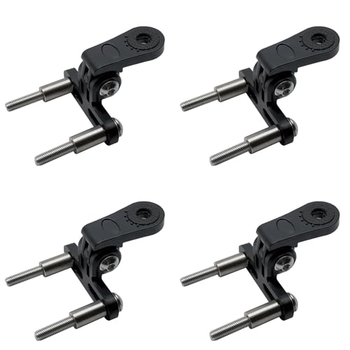 Soporte de lámpara LED conector de tipo de cámara para vástago de bicicleta pack de 4