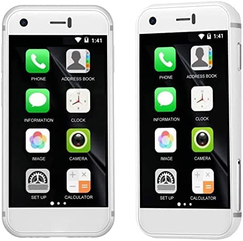 Hipipooo Super Small Mini Smartphone 3G Dual Sim Mobile Phone 2+16Gb Rom 5.0Mp Quad Core Dual Standby Unlocked Small Phones Kids Phone Pocket 2.5 Inch Android Mini Cellphone thumb #1