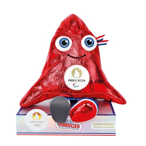Peluche Phryge Brillante Paris 2024 Edition Limitée de Luxe Fabriquée en France 29 cm